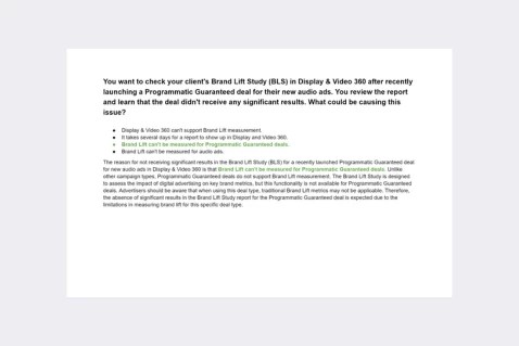 Google display & video 360 certification exam answers | ExamRoll